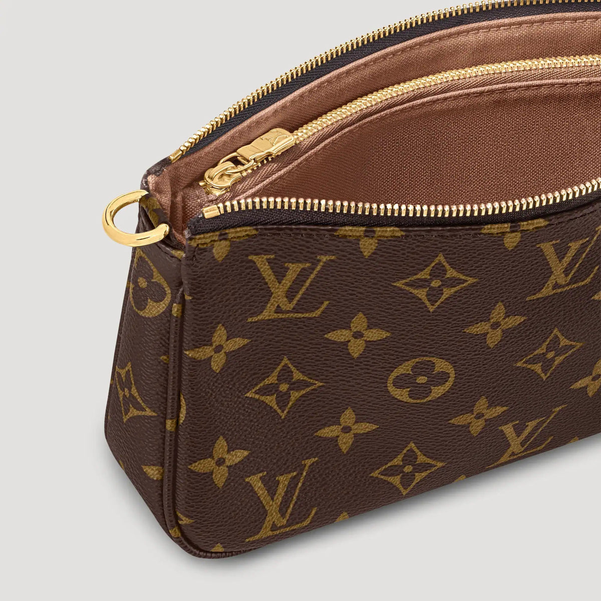 Women's Pochette Accessoires Monogram Canvas Chain Wallet