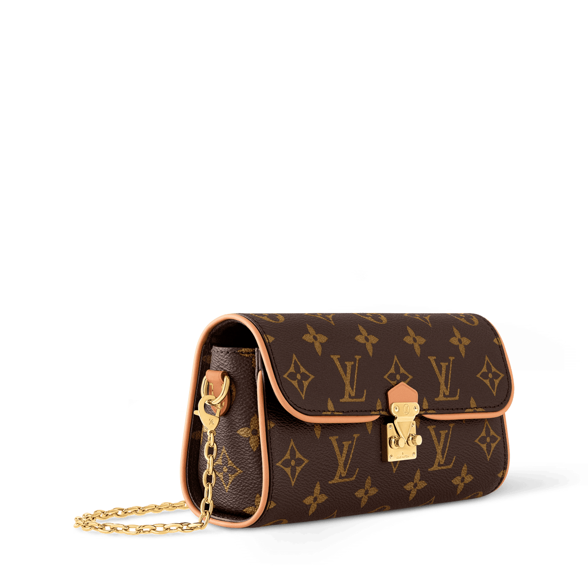 Women's Pochette Camille Monogram Coated Canvas Chain Wallet M13566