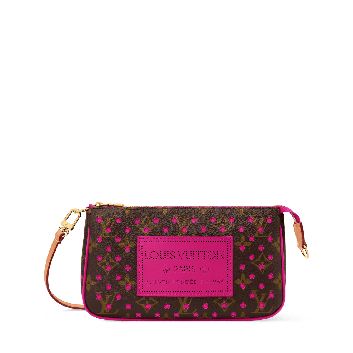 Women's Pochette Accessoires Monogram Perfo Pop Crush Chain Wallet