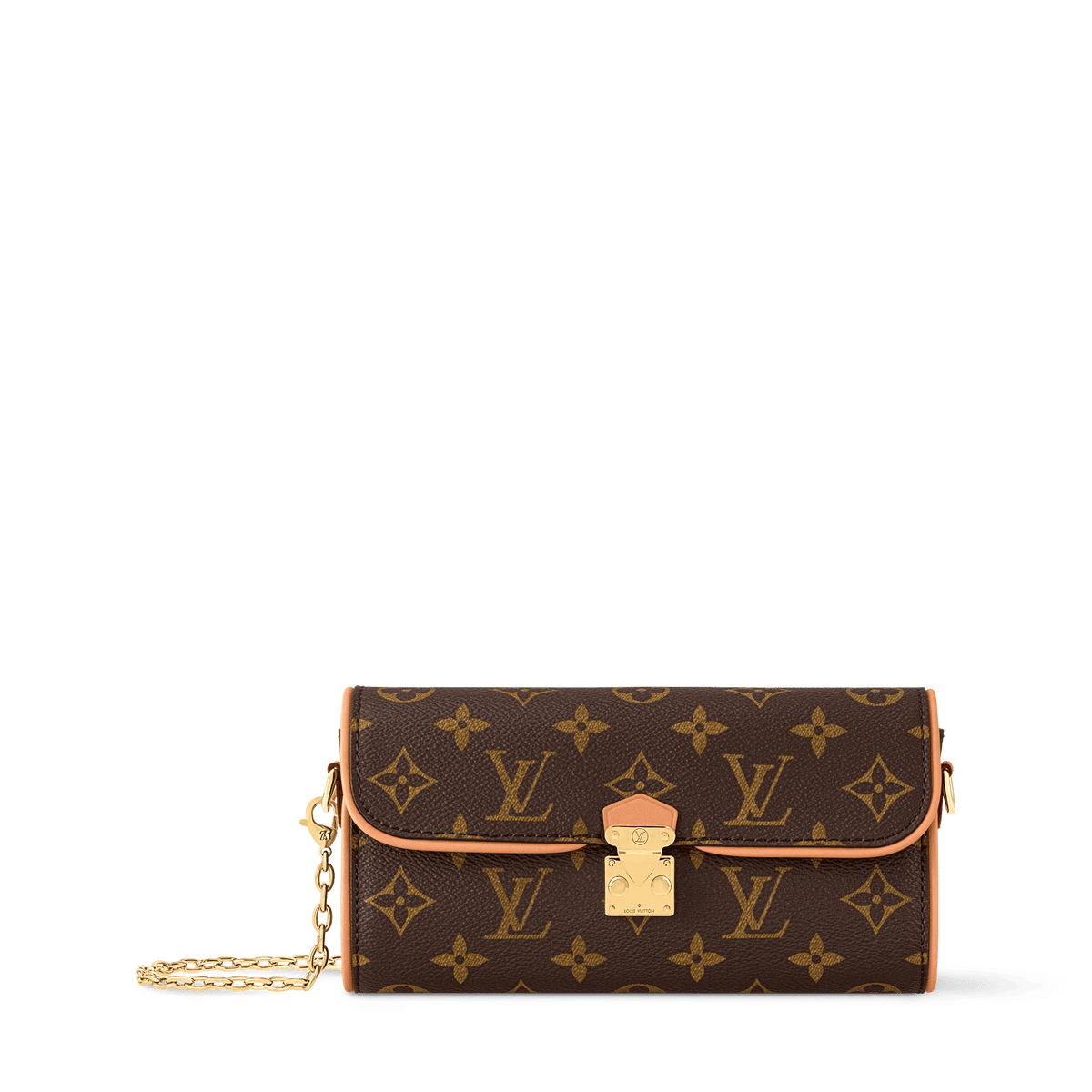 Women's Pochette Camille Monogram Coated Canvas Chain Wallet M13566
