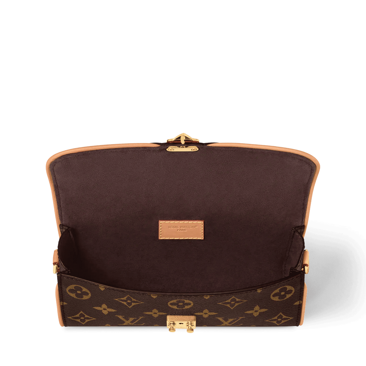 Pochette Camille Monogram Coated Canvas Gold-Toned Hardware