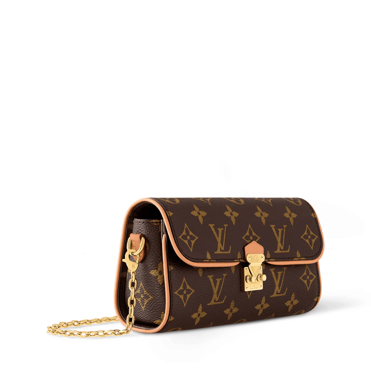 Pochette Camille Monogram Coated Canvas Gold-Toned Hardware