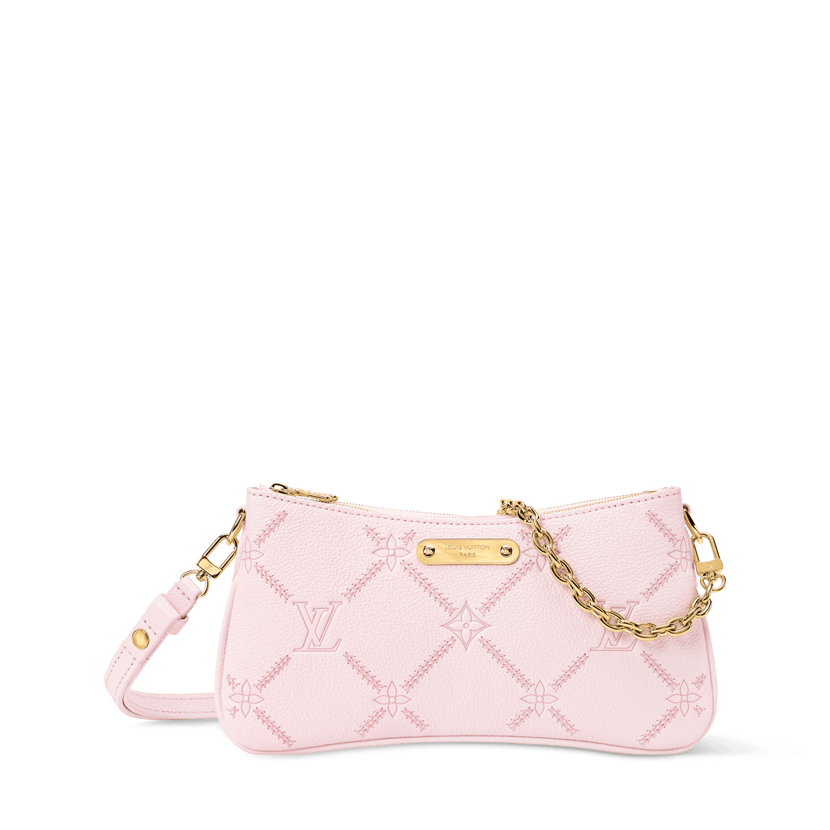 Women's Pochette Liv Light Bliss Couture Monogram Empreinte Leather Bag M29495
