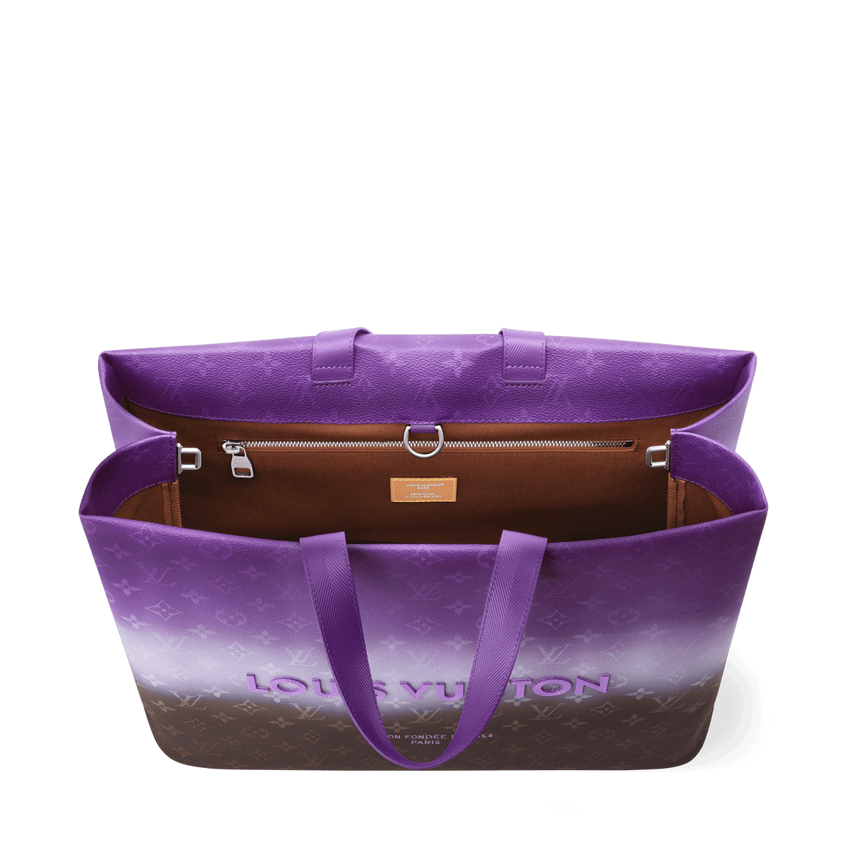Men's Shopper Tote MM Monogram Pigment Purple