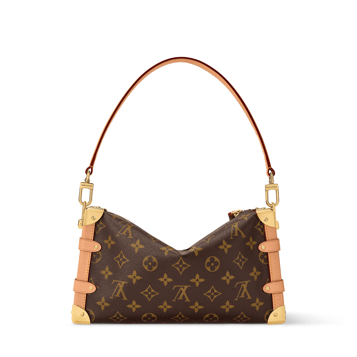 Women's Side Trunk MM East West Monogram Canvas Shoulder Bag
