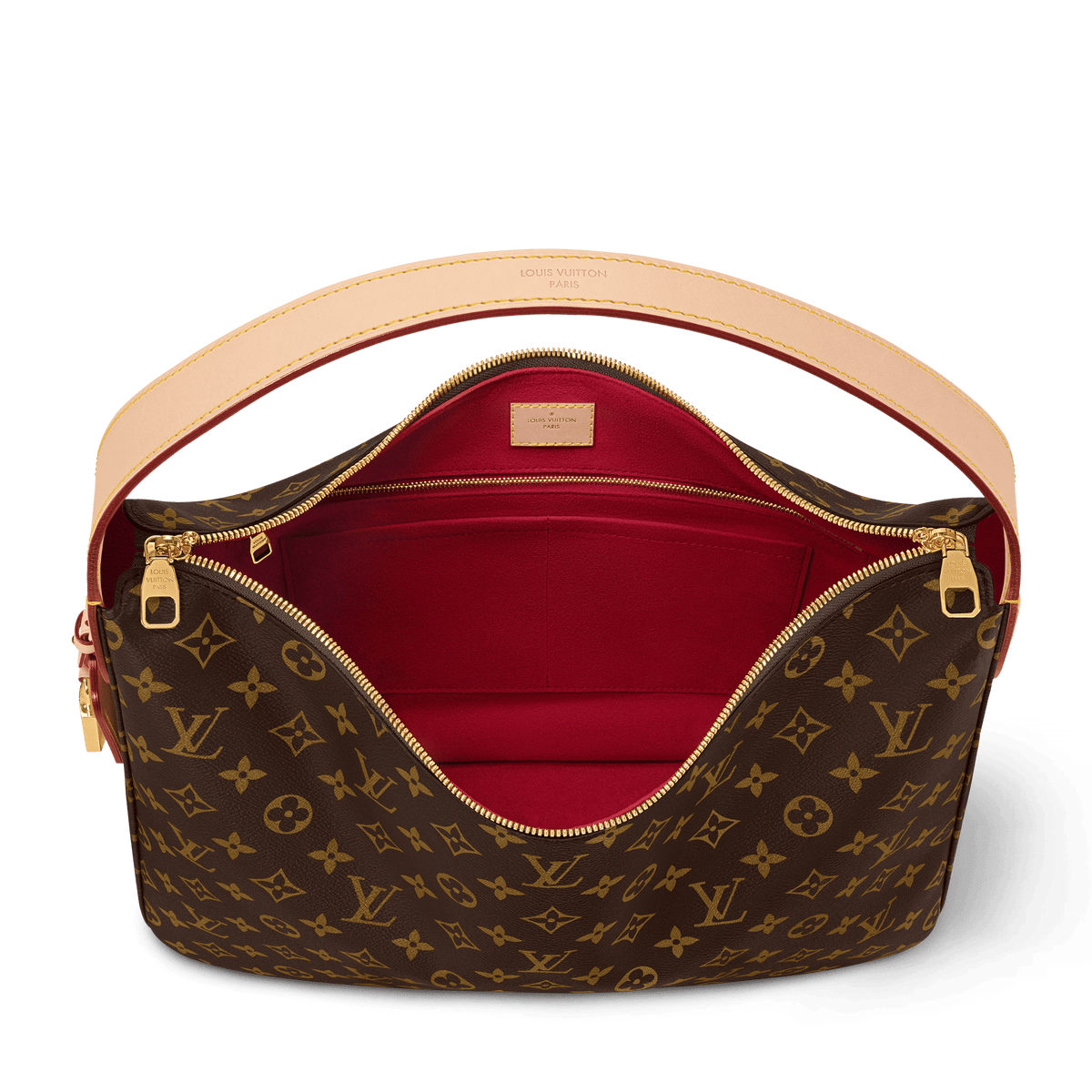 Women's Slouchy MM Monogram Coated Canvas Tote Bag M12098