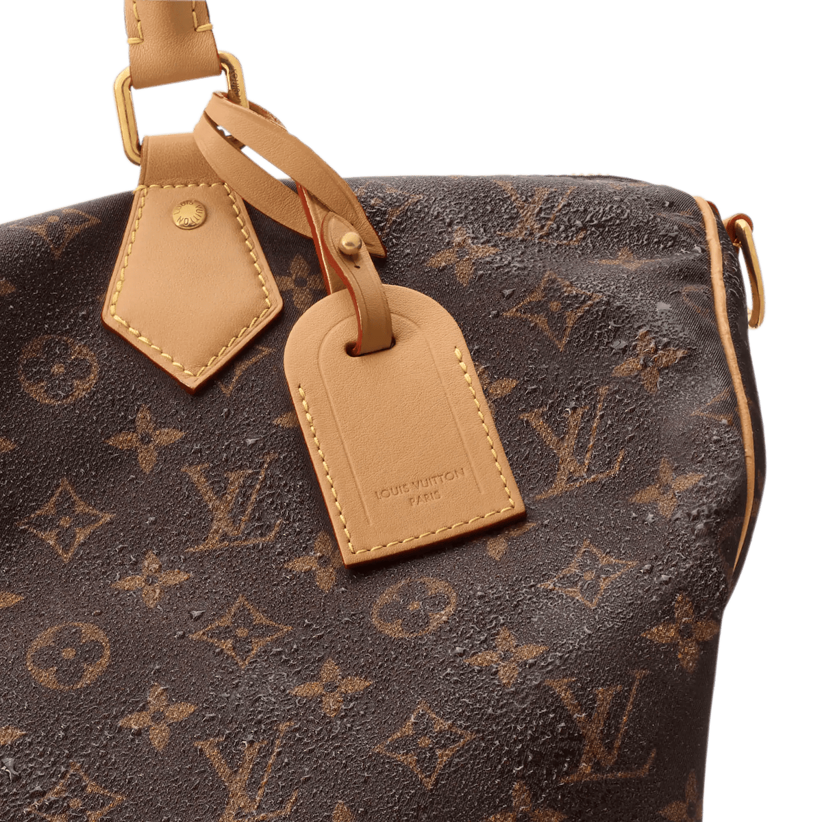 Speedy 40 Bandoulière Monogram Silk Tech Gold-Toned Hardware