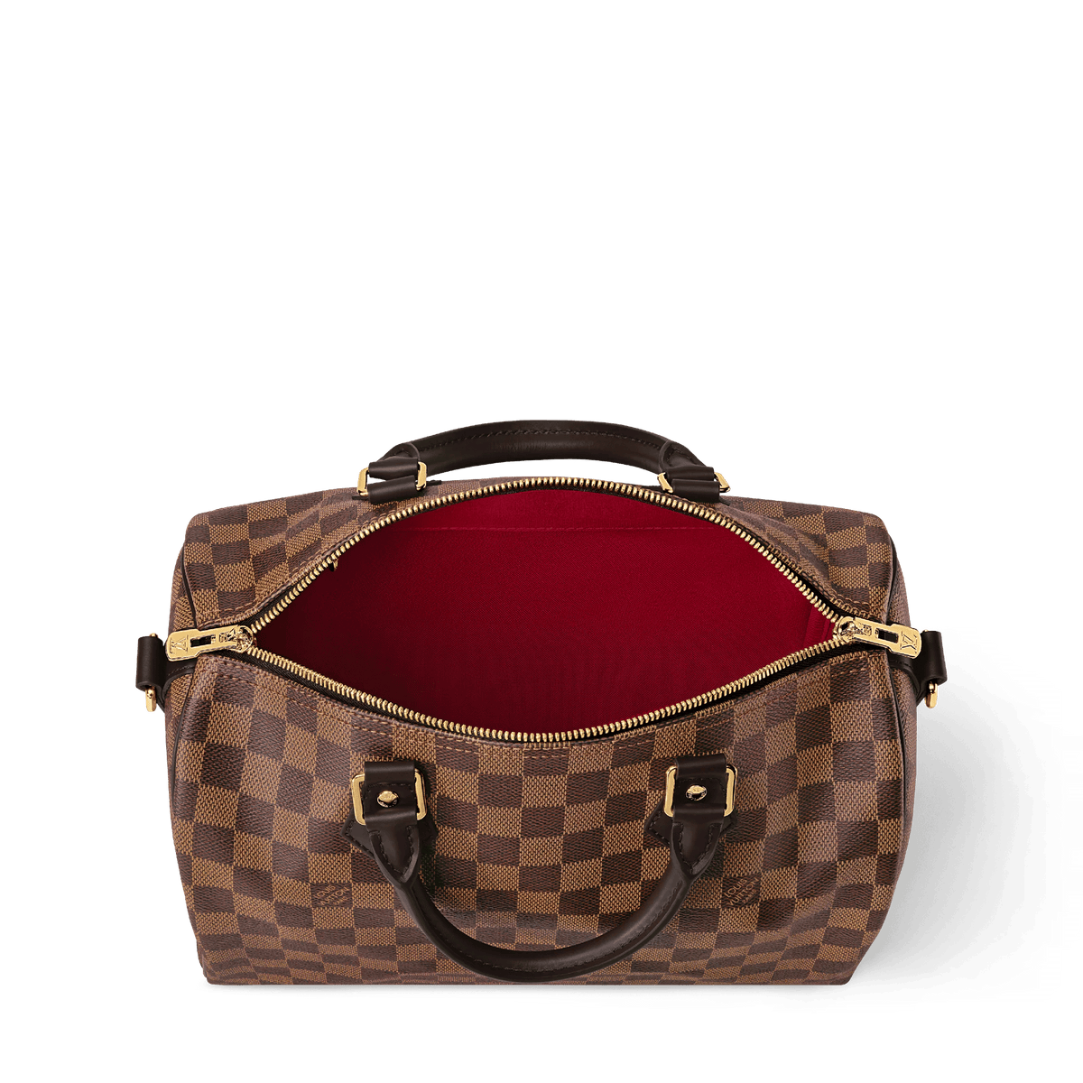 Women's Speedy Bandoulière 30 Damier Ebene Coated Canvas Tote Bag N40590