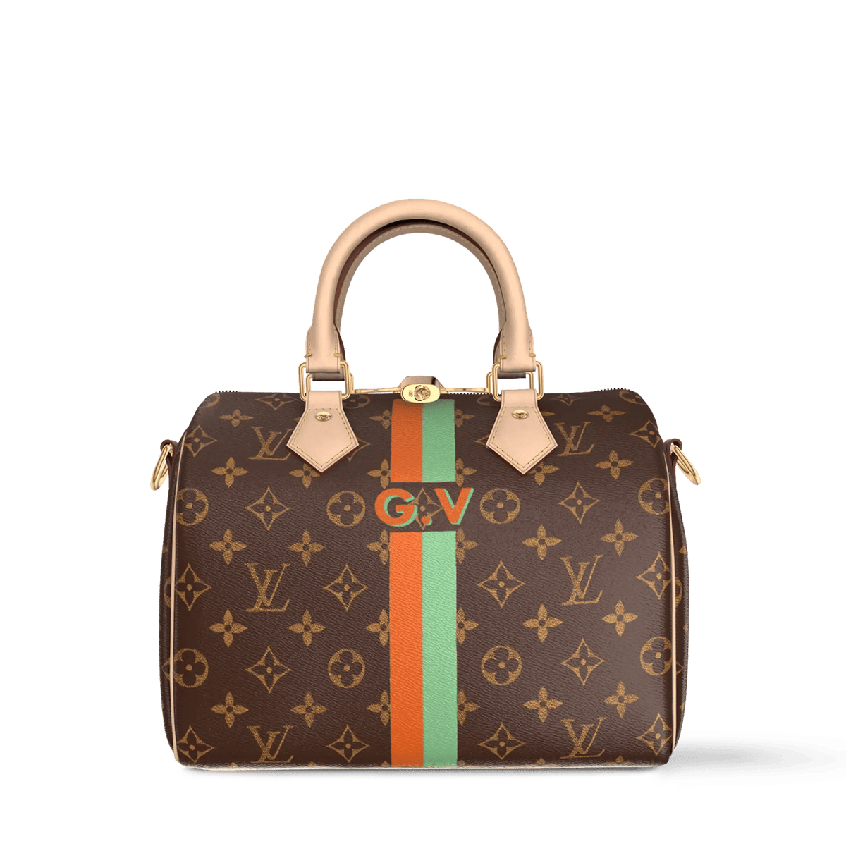 Women's Speedy Bandoulière 25 Monogram Coated Canvas Handbag P01918