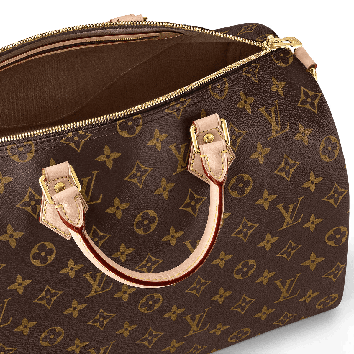 Speedy Bandoulière 35 Monogram Coated Canvas Gold-Toned Hardware