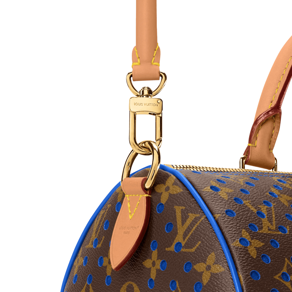 Women's Speedy Soft 30 Monogram Perfo Neon Wave Canvas Handbag
