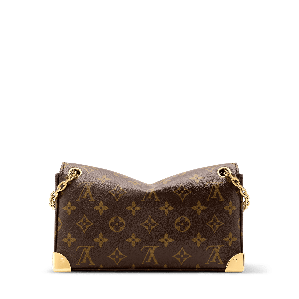 Women's Trunkie East West Monogram Canvas Baguette Bag