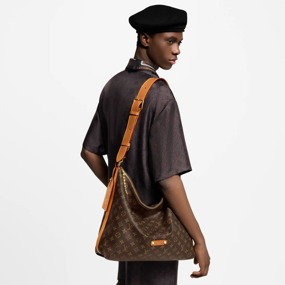 Men's Vagabond Hobo Monogram