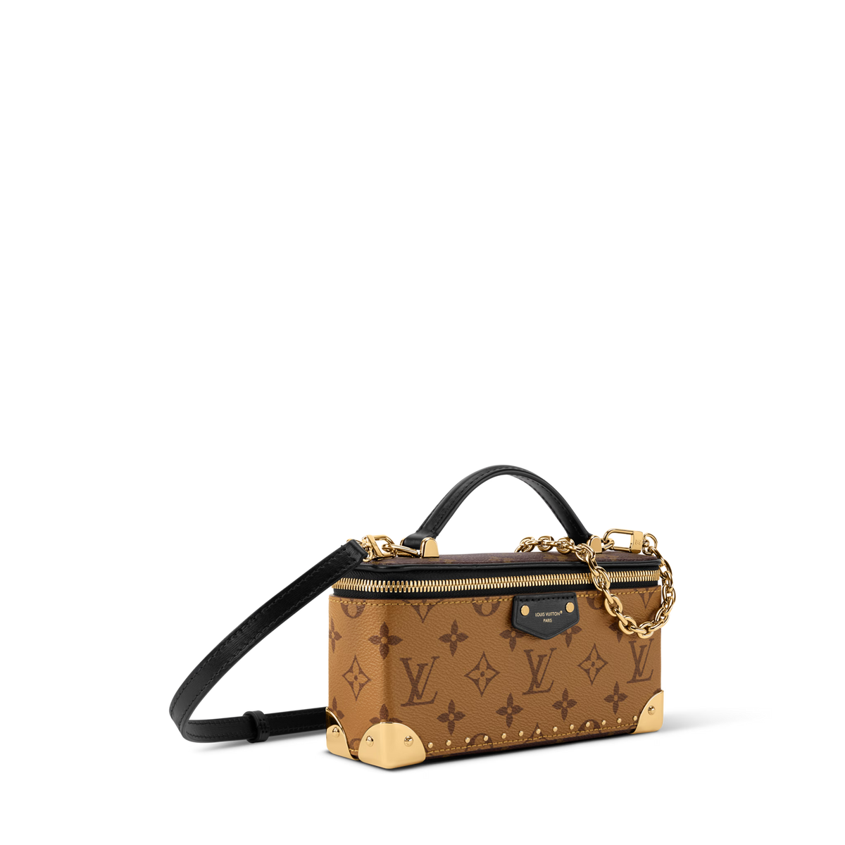 Vanity Pouch Trunk Nano Bag Monogram Reverse Gold-Toned Hardware