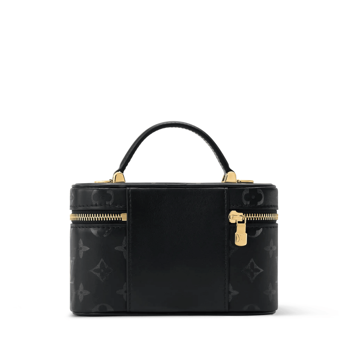 Women's Vanity Chain Monogram Ink Calfskin Pouch