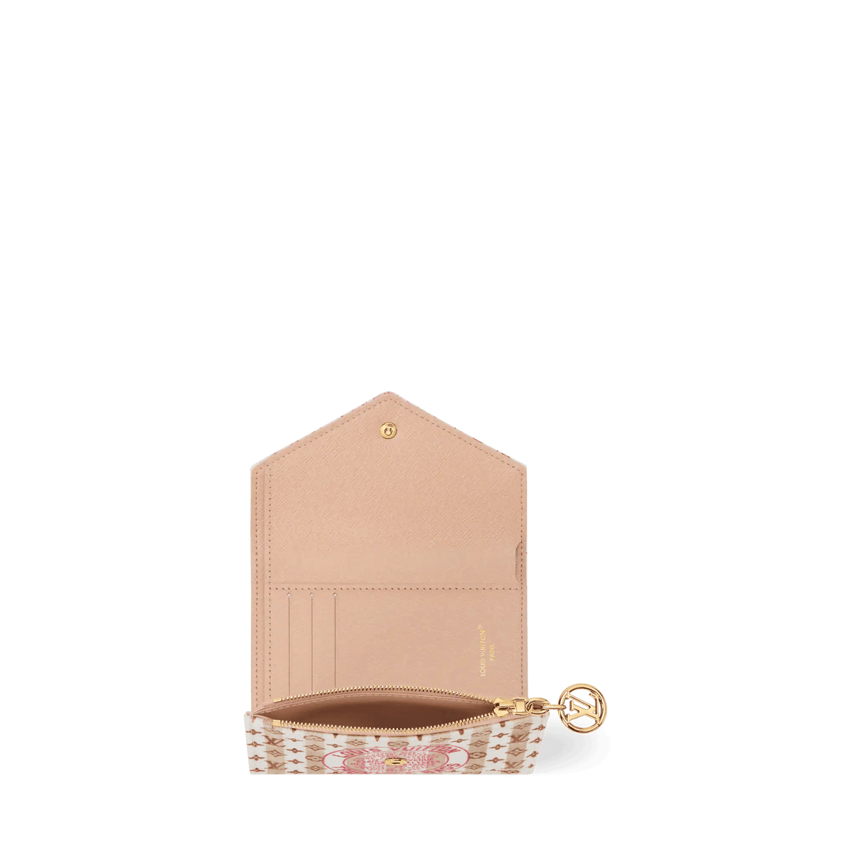Women's Victorine Wallet Minigram Canvas Compact Wallet M29024