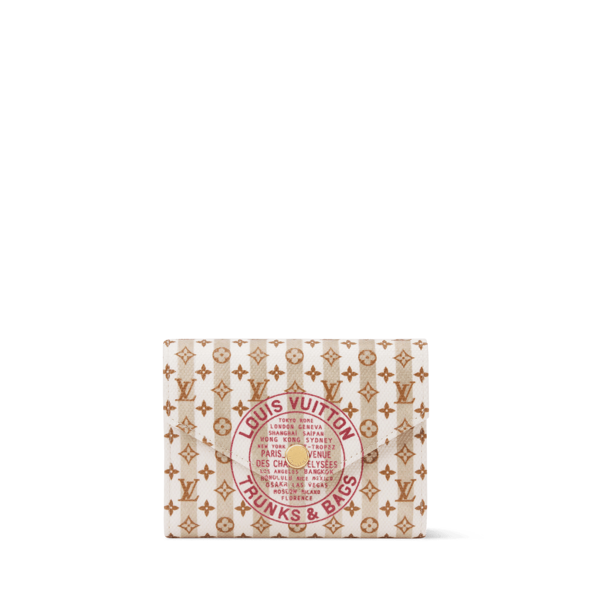 Women's Victorine Wallet Minigram Canvas Compact Wallet M29024