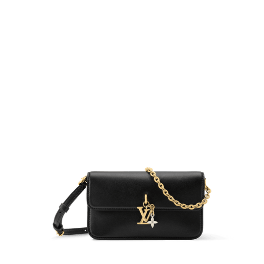 Women's Wallet On Chain Bloom Calfskin Leather Chain Wallet M29457