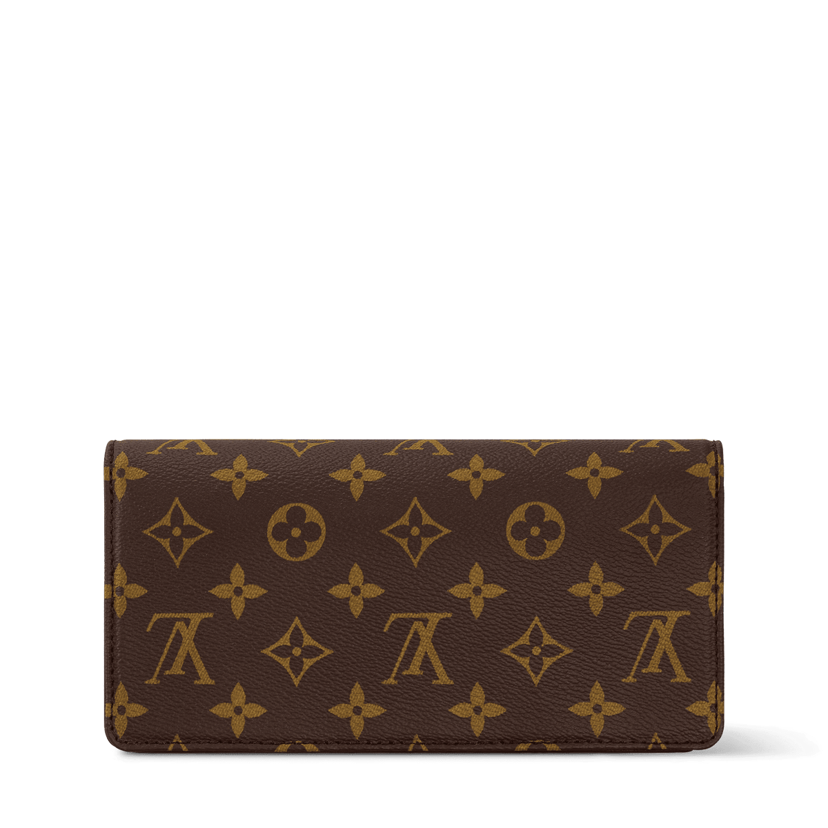 Wallet On Chain Lily Monogram Coated Canvas Gold-Color Hardware