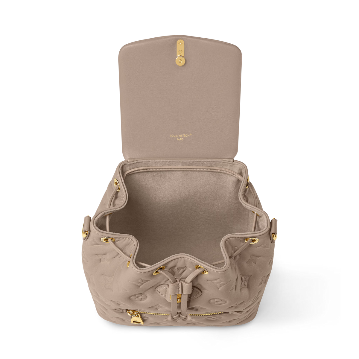 Women's Coussin Backpack PM Monogram Embossed Lambskin Leather Backpack M13358