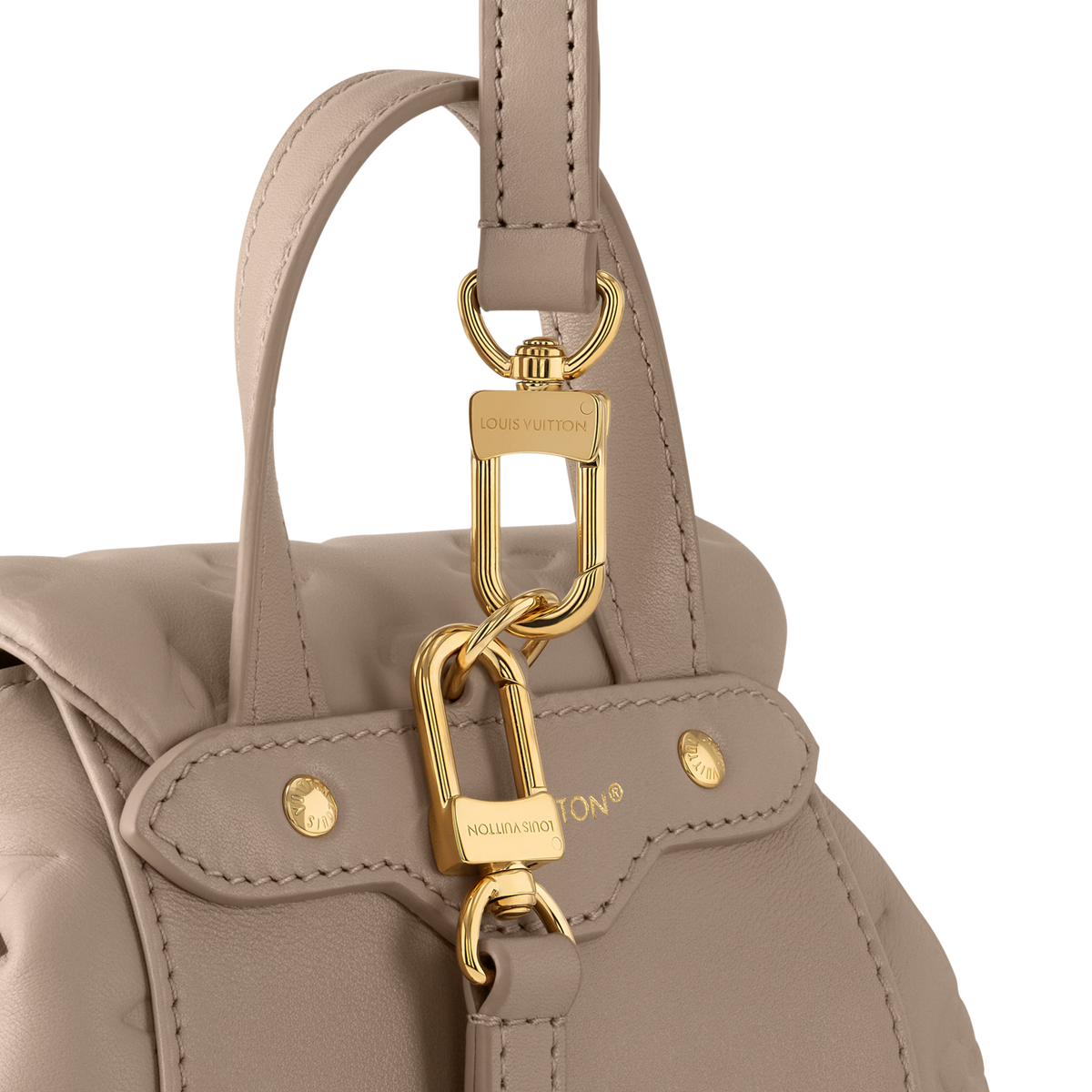 Women's Coussin Backpack PM Monogram Embossed Lambskin Leather Backpack M13358