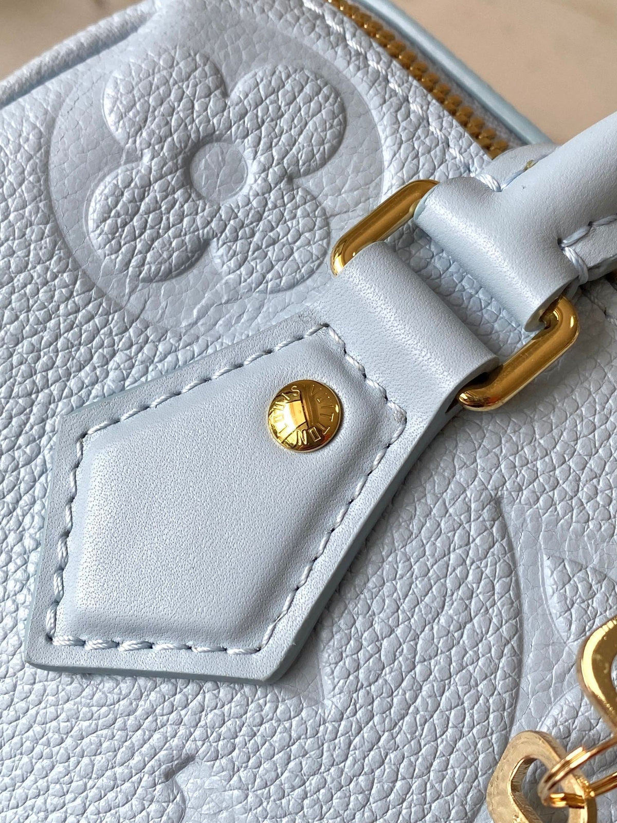 Speedy Bandoulière 20 in Blue Hour Monogram Empreinte Leather