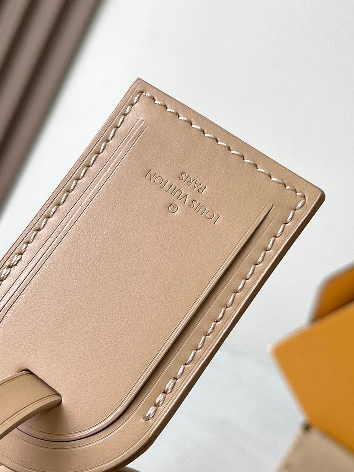 Speedy Soft 30 in Pale Orange Embossed Calfskin