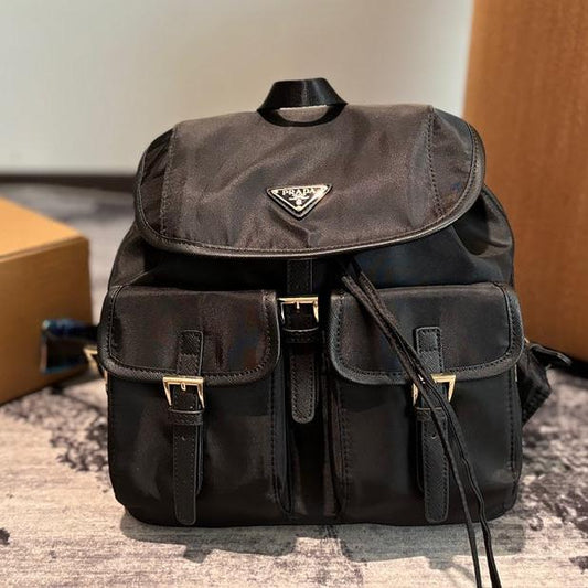 Pra 32 Backpack in Black Re-nylon