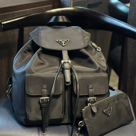 Pra Duma 32 Backpack in Black Re-nylon