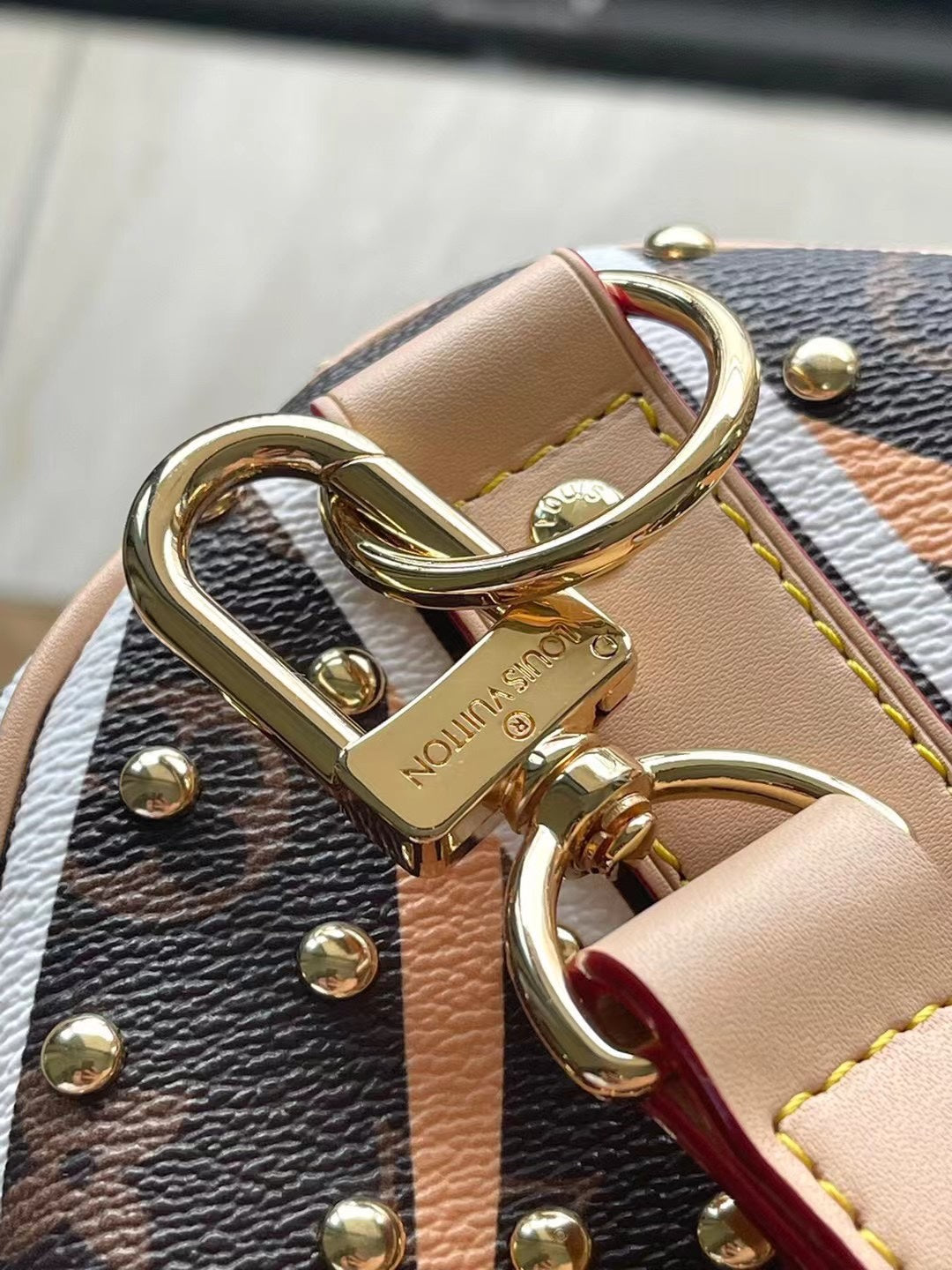 Keepall Bandoulière 50 in Parfleche Pattern Monogram Canvas