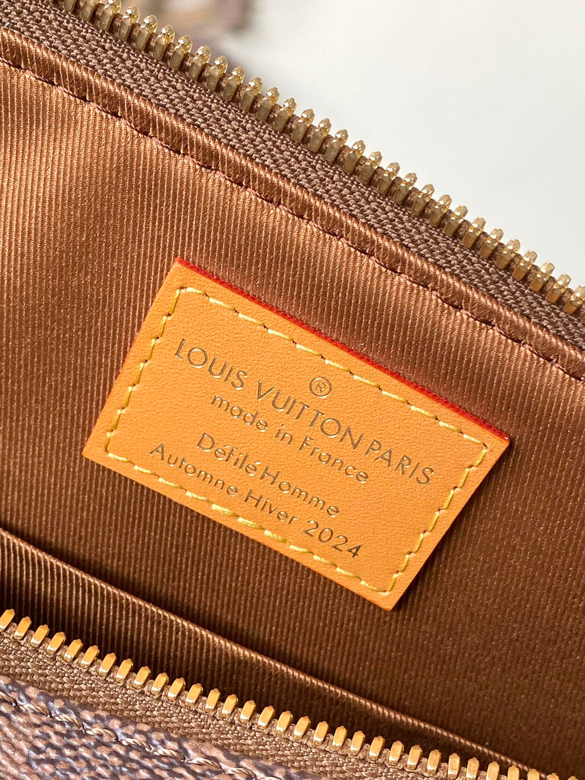 Pochette Accessoire XL 28 in Brown Monogram Dust Canvas