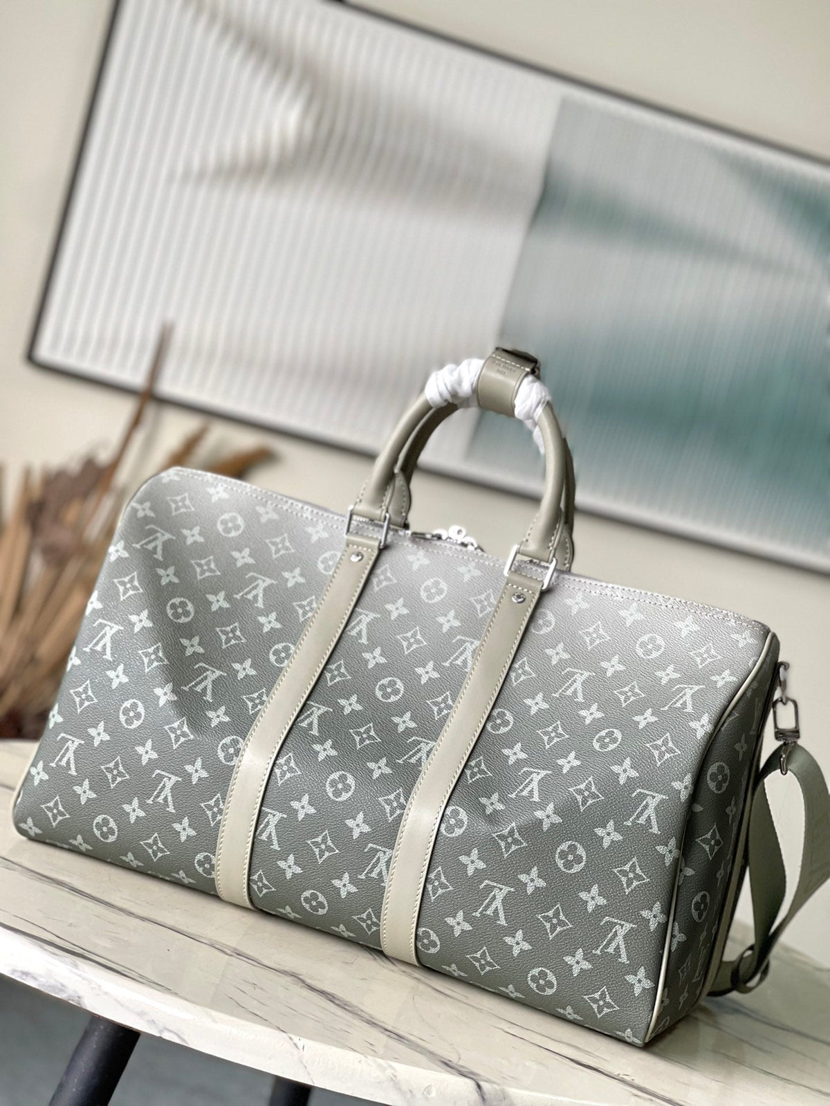 Keepall Bandoulière 45 in Gray Monogram Gradient Canvas