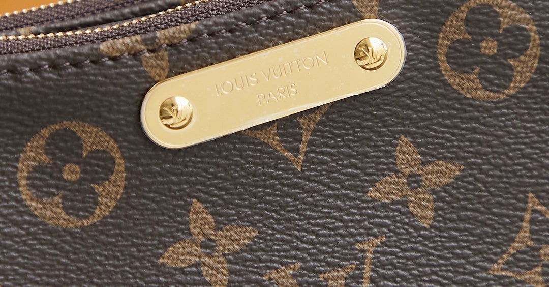 Liv Pochette 24 in Brown Monogram Canvas Gold Hardware