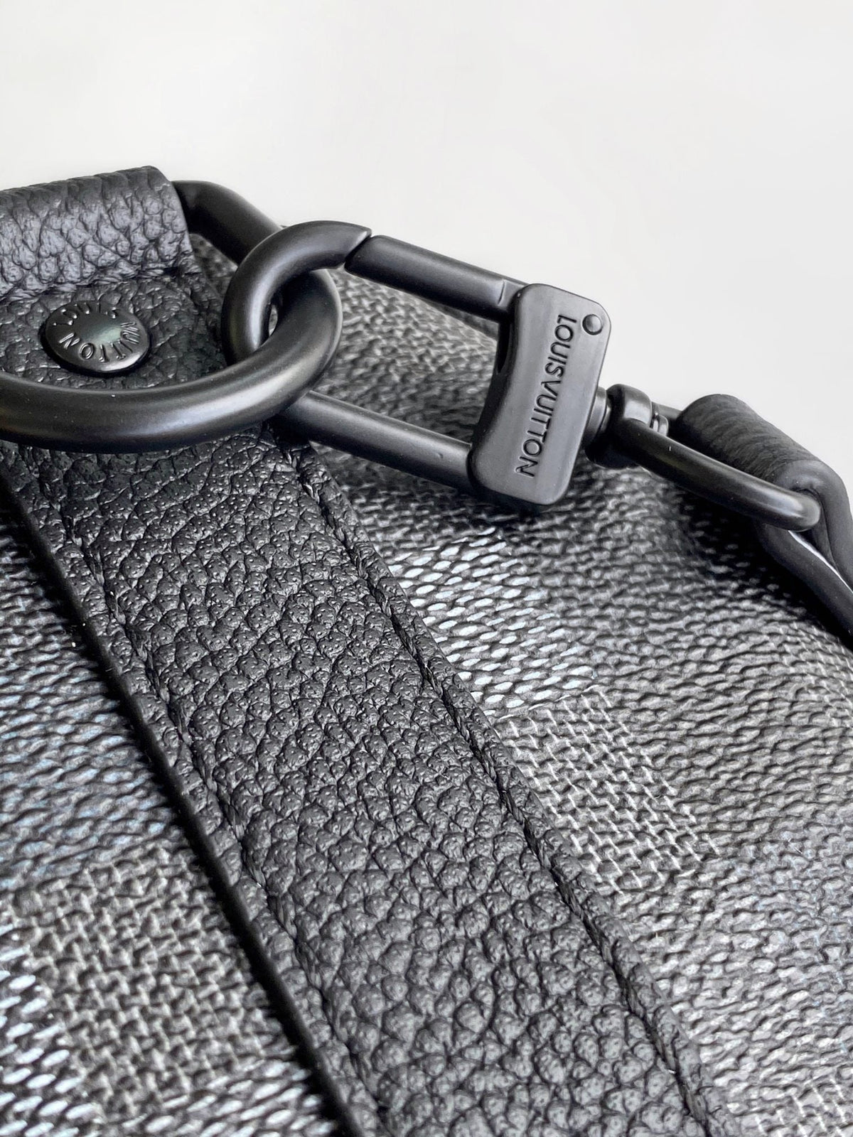 25S Keepall Bandoulière 25 Bag in Damoflage Black Calfskin